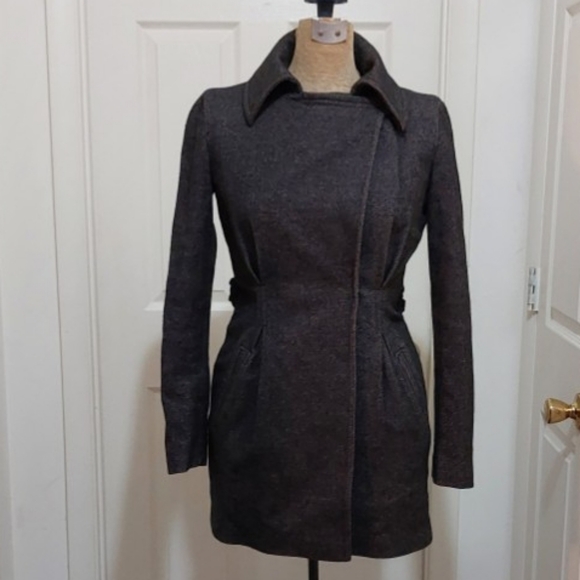 A/X Armani Exchange Charcoal Belted Jacket - Picture 9 of 15